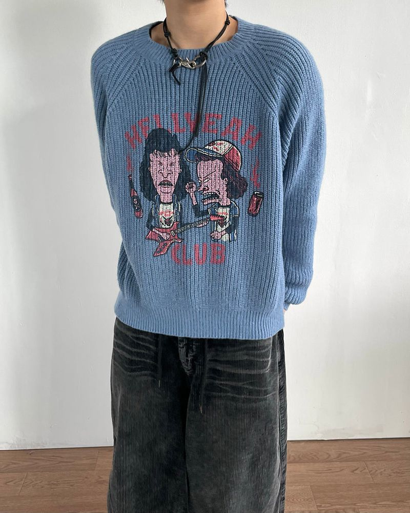 IDF（アイディーエフ）の「Zimb Printed Crack Knit（Tops）」