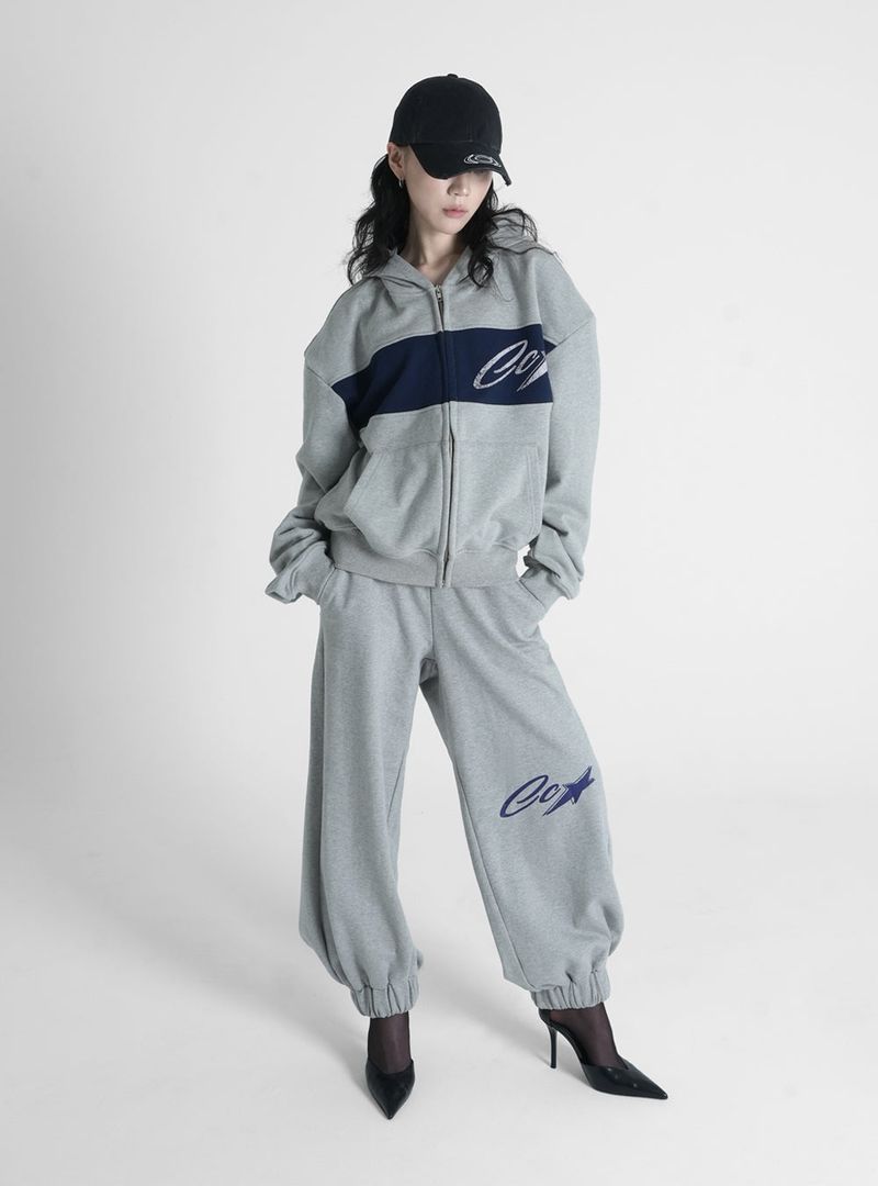 STAR LOGO JOGGER PANTS GREY