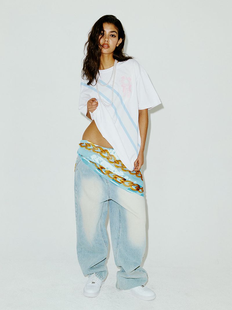 SASH TEE WHITE
