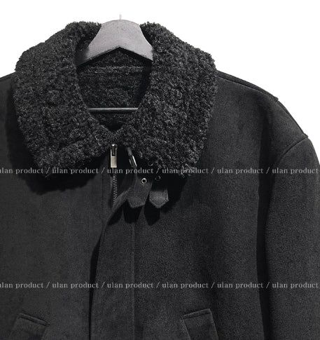 Latch high neck suede buckle mustang