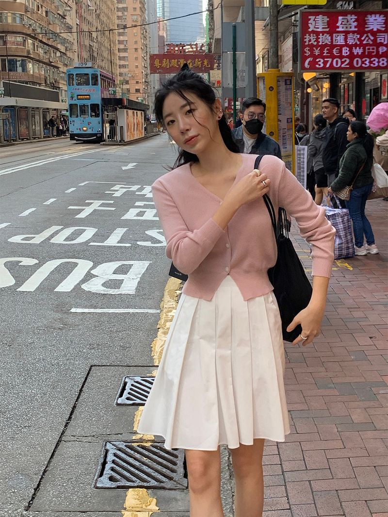 [MADE] Belto pintuck mini skirt