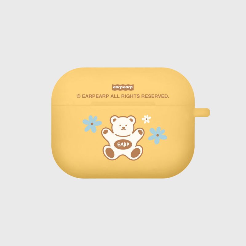 EARPEARP(アプアプ)の「FLOWER BABA-YELLOW(AIR PODS PRO-COLOR JELLY)(Hats)」