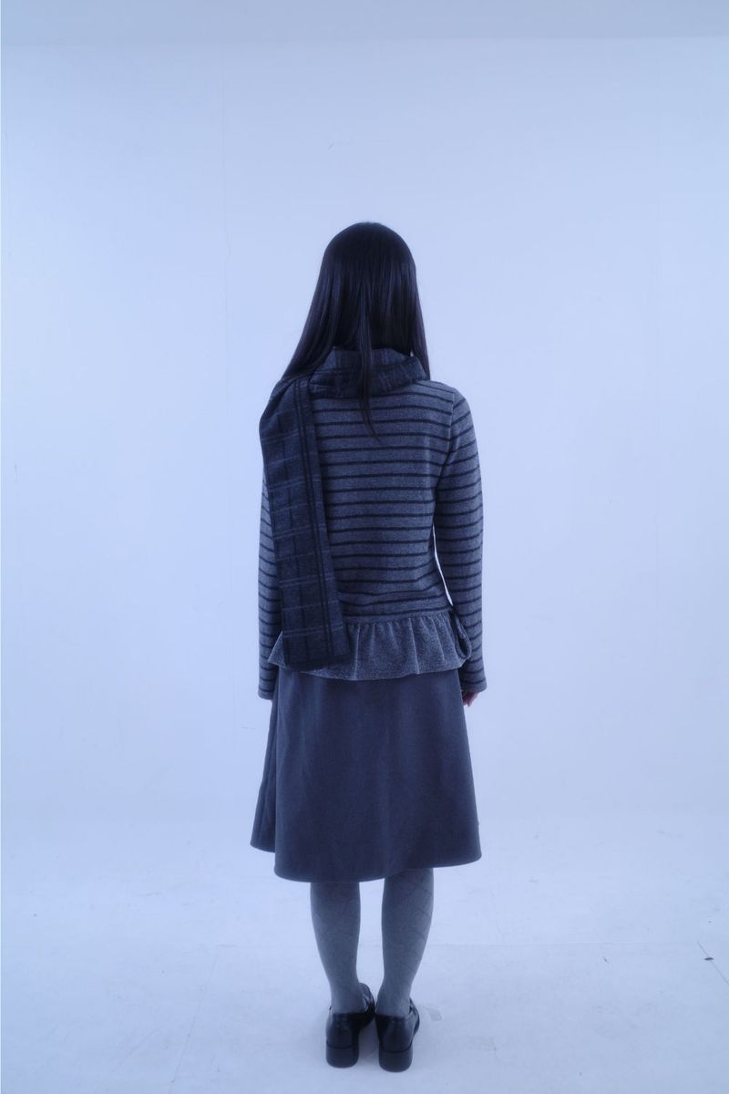 Dia Jacquard Long Knee Socks (3color)