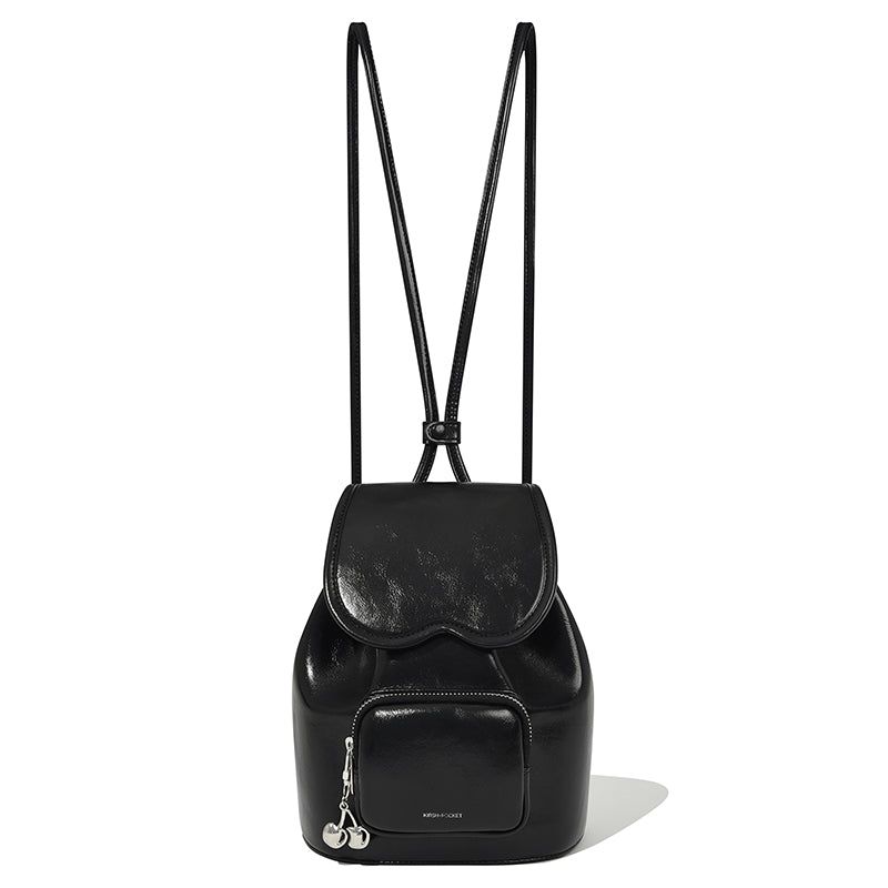 POCKET SIGNATURE BACKPACK [BLACK]