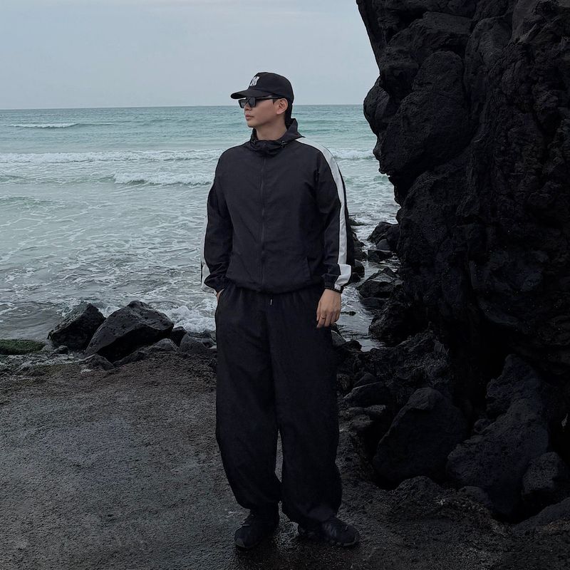 Camo Nylon Pants (3color)