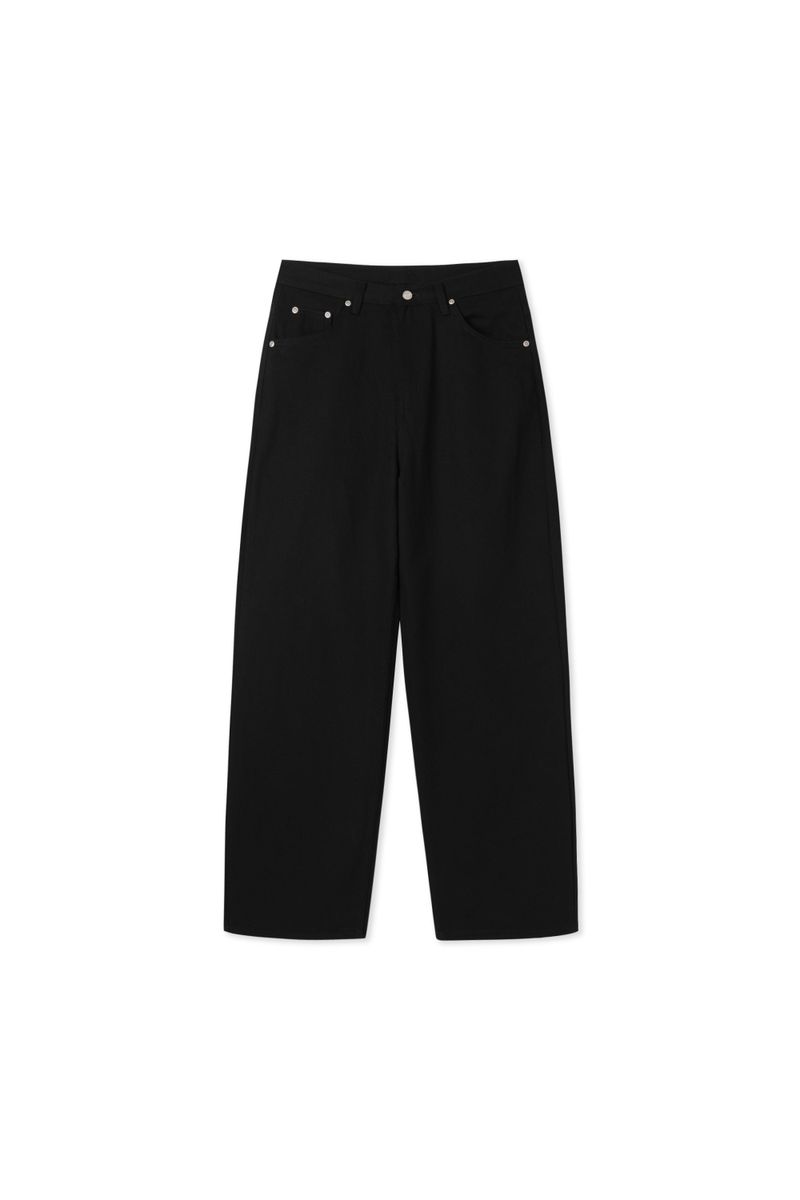 Detail Wide Cotton Pants 3COLOR
