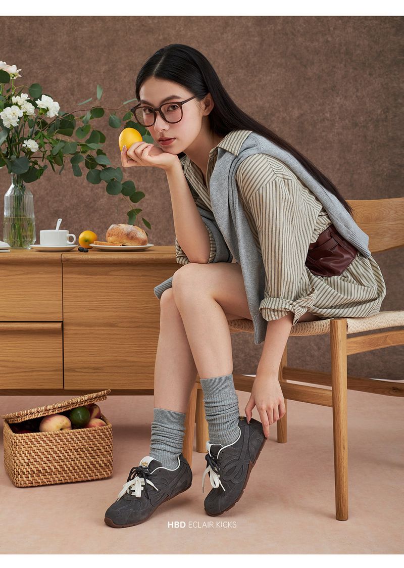 HBD "Little Puff" Thin-Soled Casual Shoes