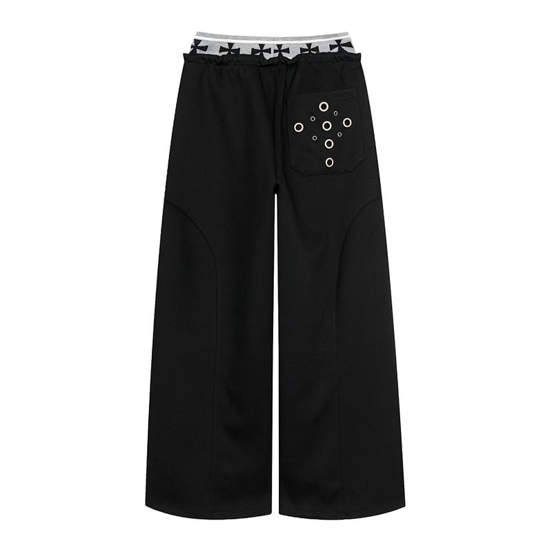 Cozy&Kitsch（コージーアンドキッチ）の「ニナ クロスバンド ワイドパンツ（パンツ）」