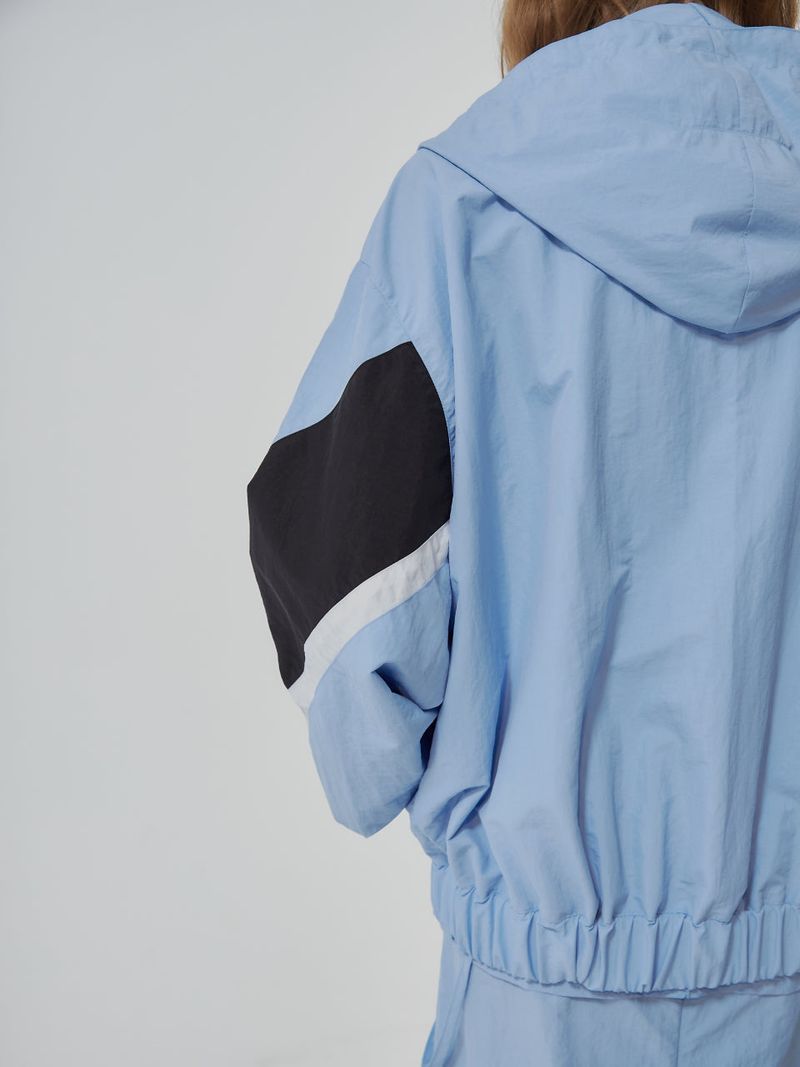 OVERFITTED MULTI COLOR HOODIE JUMPER_SKY BLUE