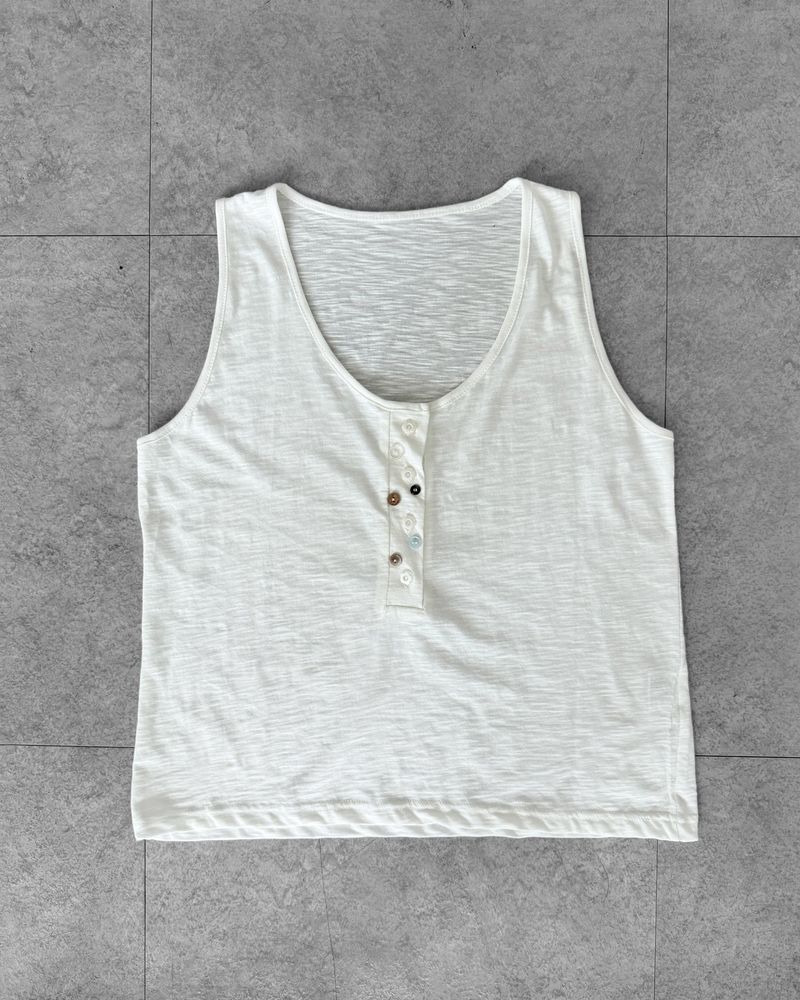 MORE BUTTON SLUB CAMI