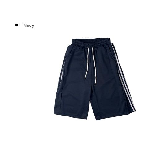 Burin Cut Track Bermuda Training Pants