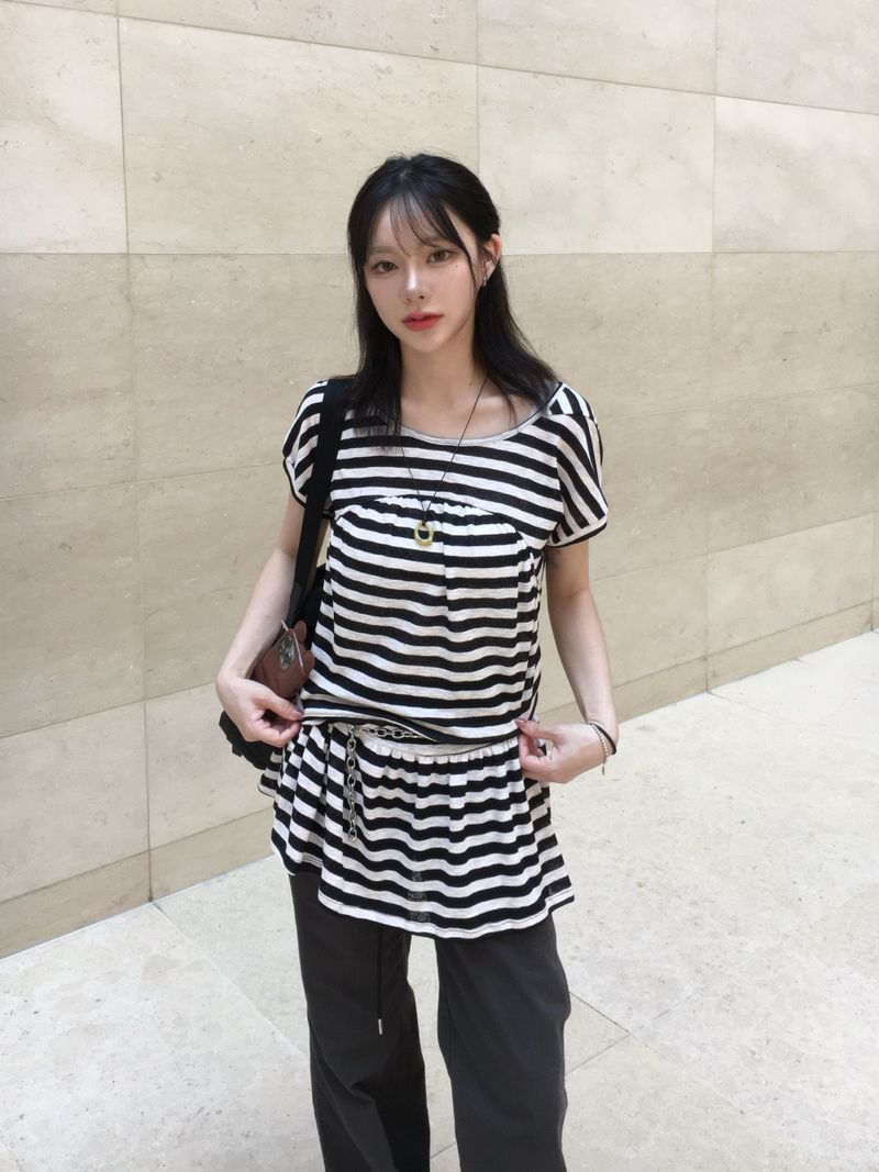 RITCORE(リットコア)の「Kitsch Stripe Two-Way Dress (2c)(Dresses)」