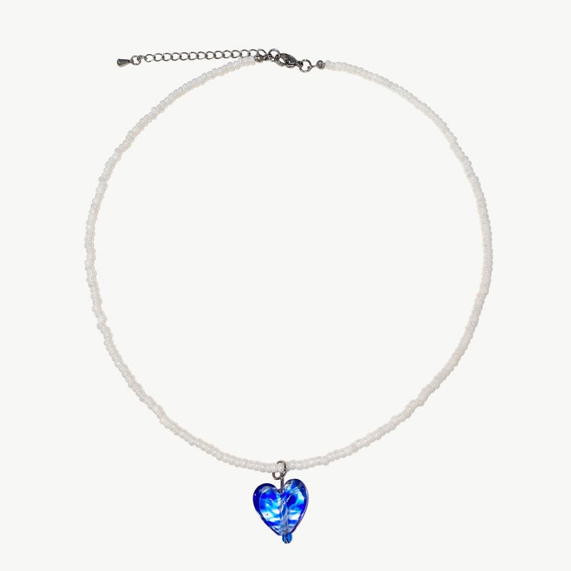 Love or not（ラブオアノット）の「[MADE]Blue Love-Pearl Beads Necklace（Accessories）」