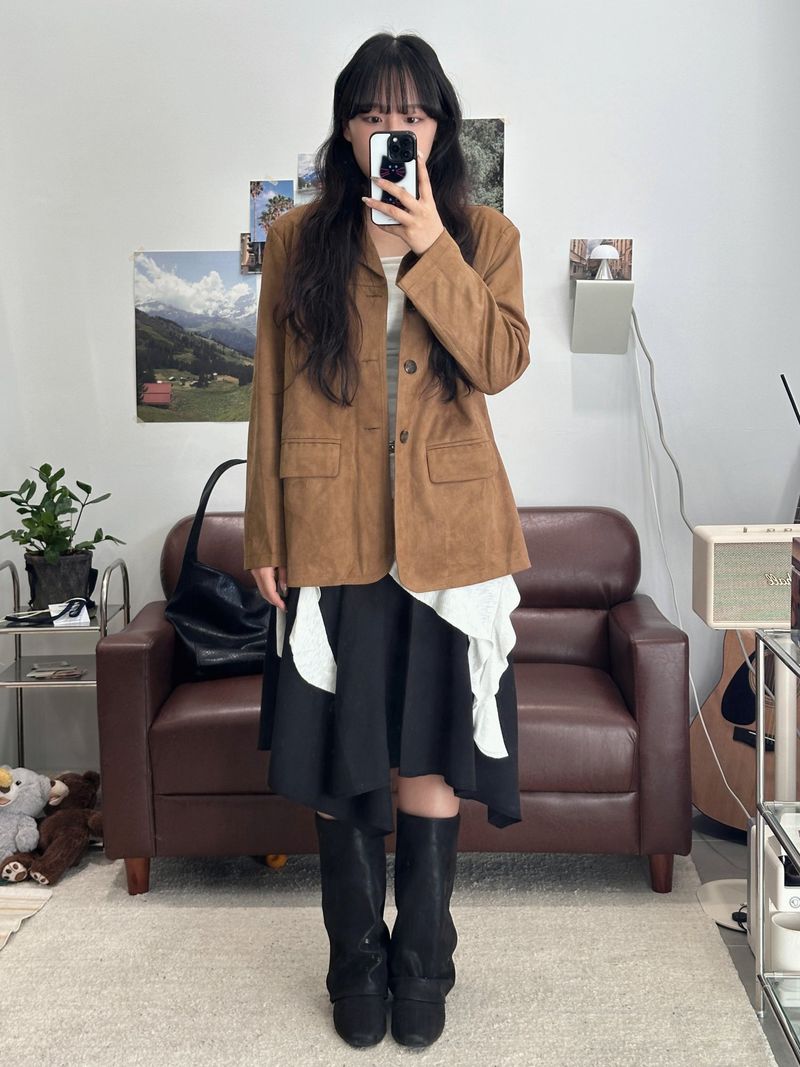 SLUB UNBALANCE DRESS
