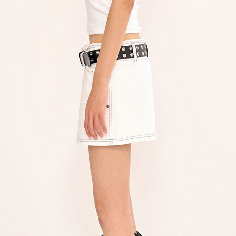 RockChic Mini Skirt(White)