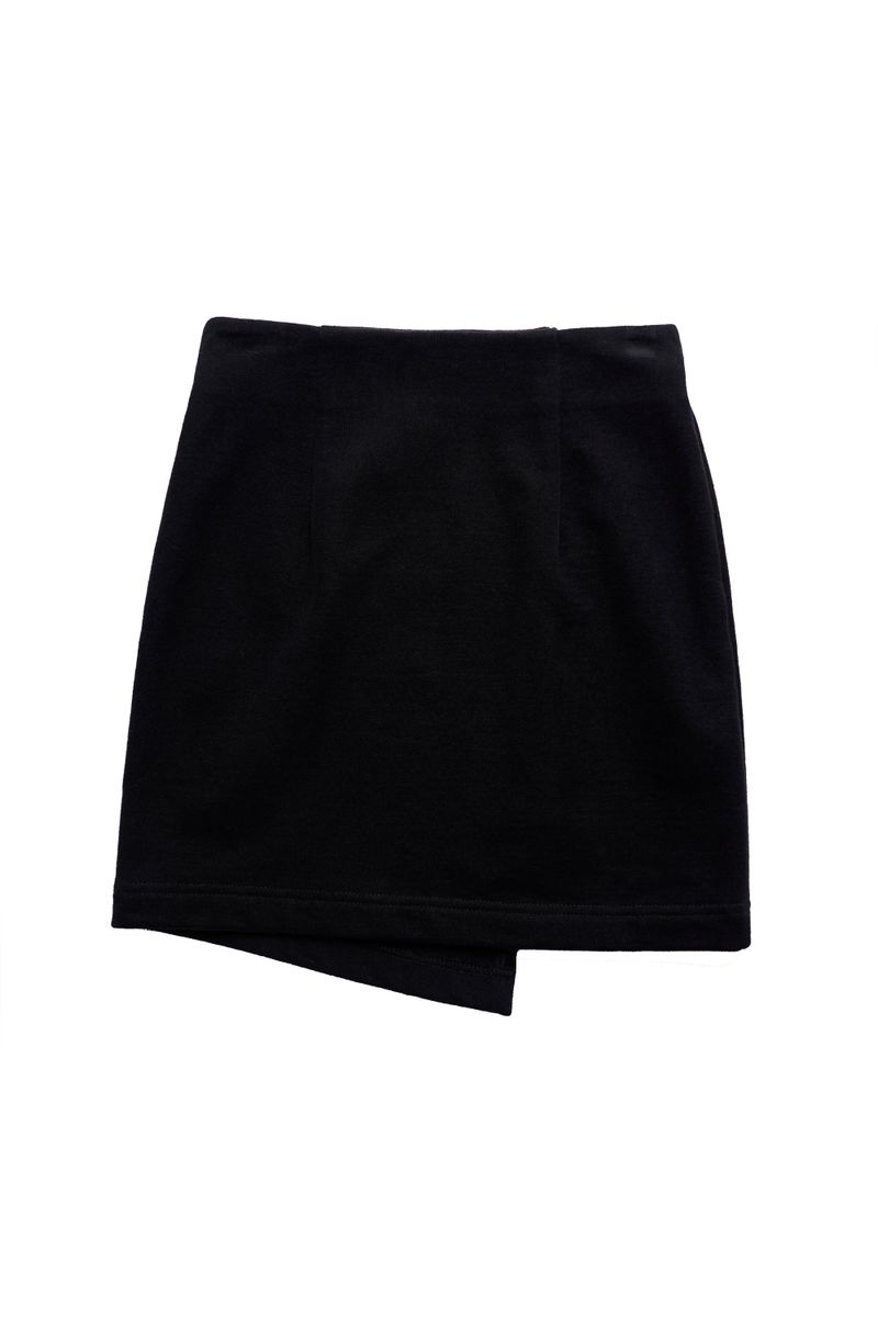 Zip Up Mini Skirt