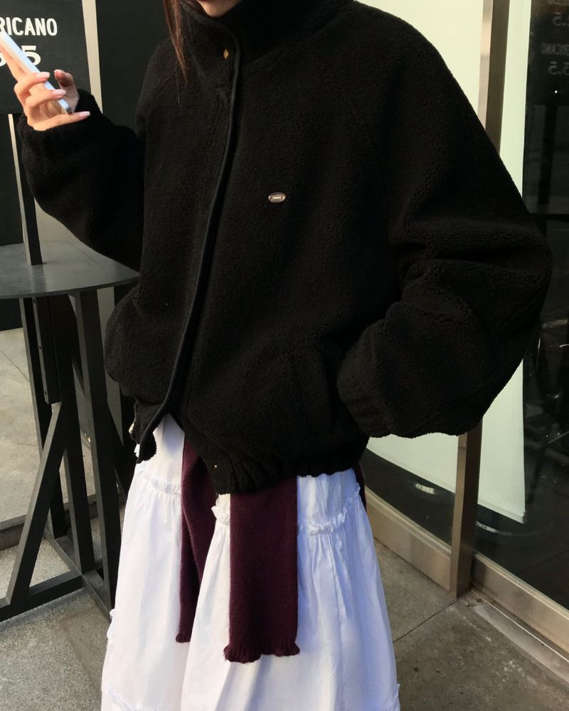 [ORIGINAL] Cable Wool Fleece Jumper
