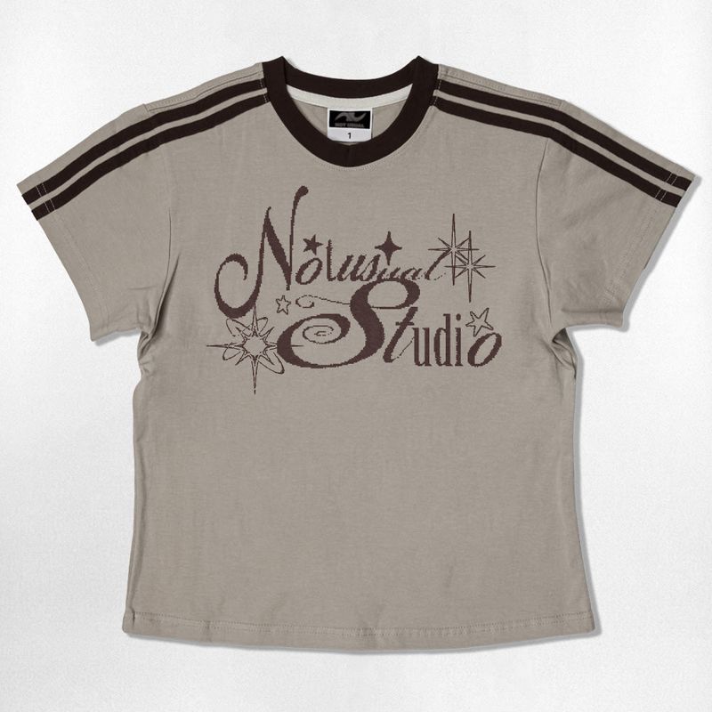 Pixel Studio Semi Crop T-Shirts - 6COLOR