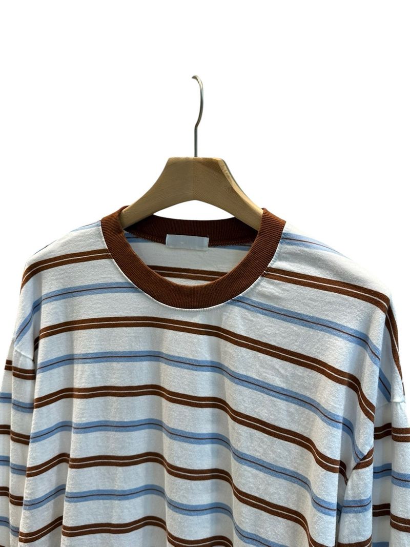 Striped Crown Long Sleeve 3COLOR
