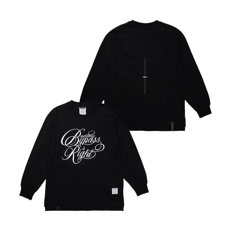 STIGMA(スティグマ)の「Bypass Oversized Long Sleeves T-Shirts Black / White(Tops)」