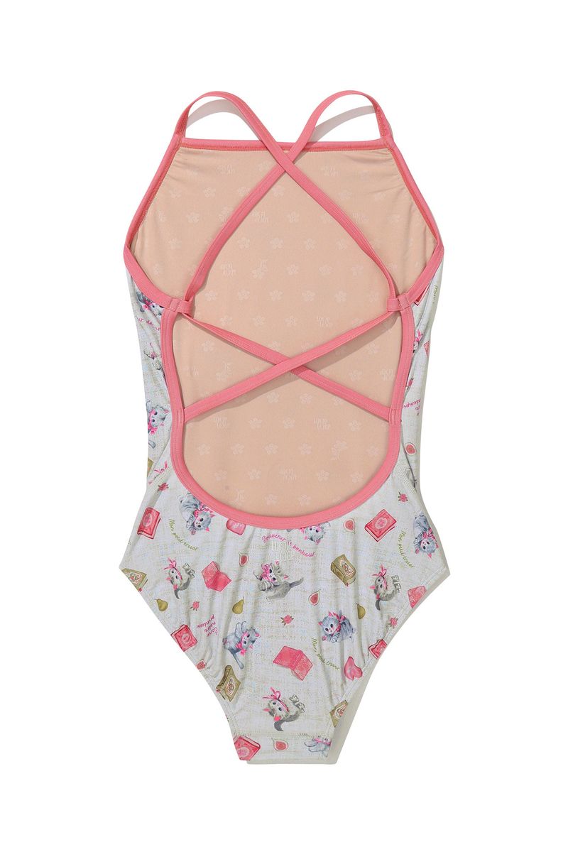 [April Kitty_ivory] One Piece Swimsuit
