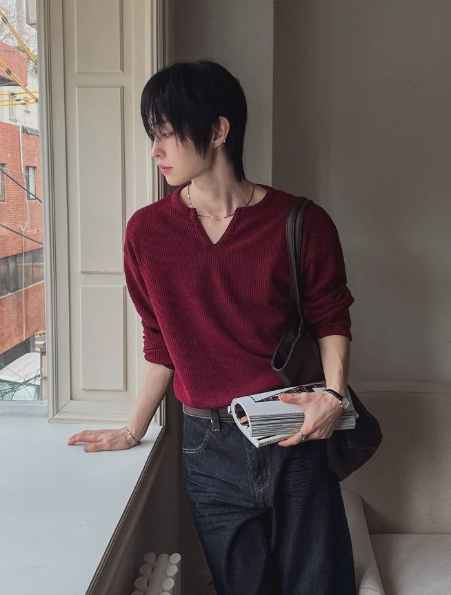 2PLAN(ツープラン)の「Pro V-slit Long Knit Sleeve(Tops)」
