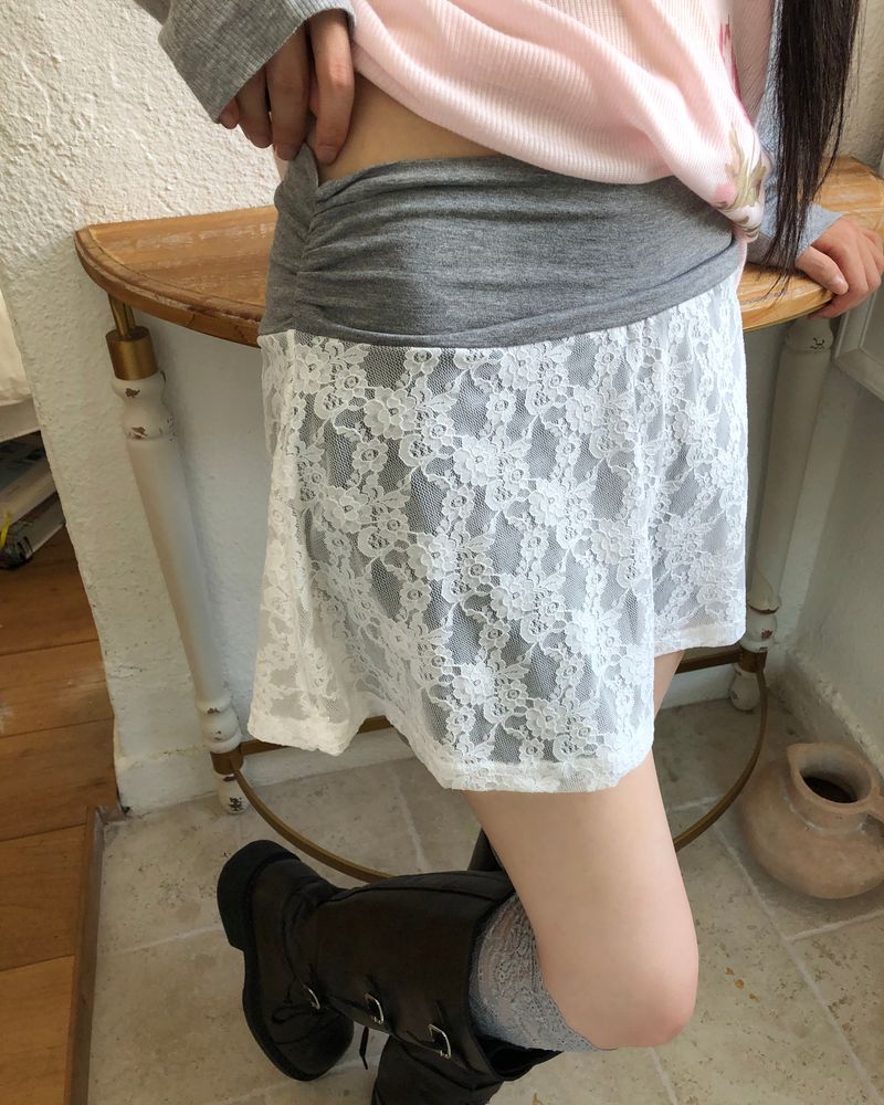 メルダレーススカートパンツ