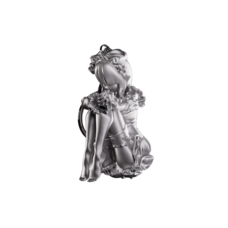 KUROKAMI MOTEL(クロカミモーテル)の「Sil Keychain - Silver(Toys/Key Holders)」