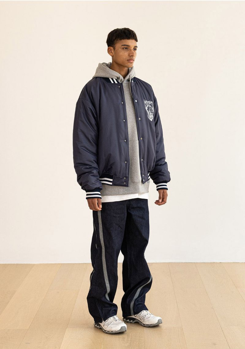 VIRTUAL WORLD 6OZ VARSITY JACKET