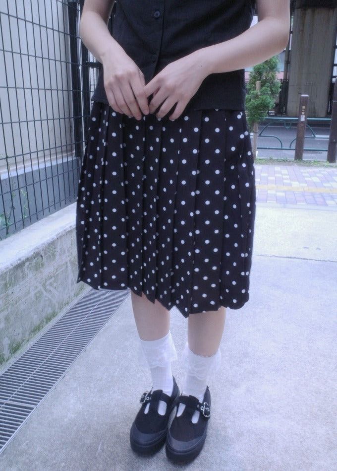 myorang(ミョラン)の「dot pleats midi sk (2color)(Skirts)」