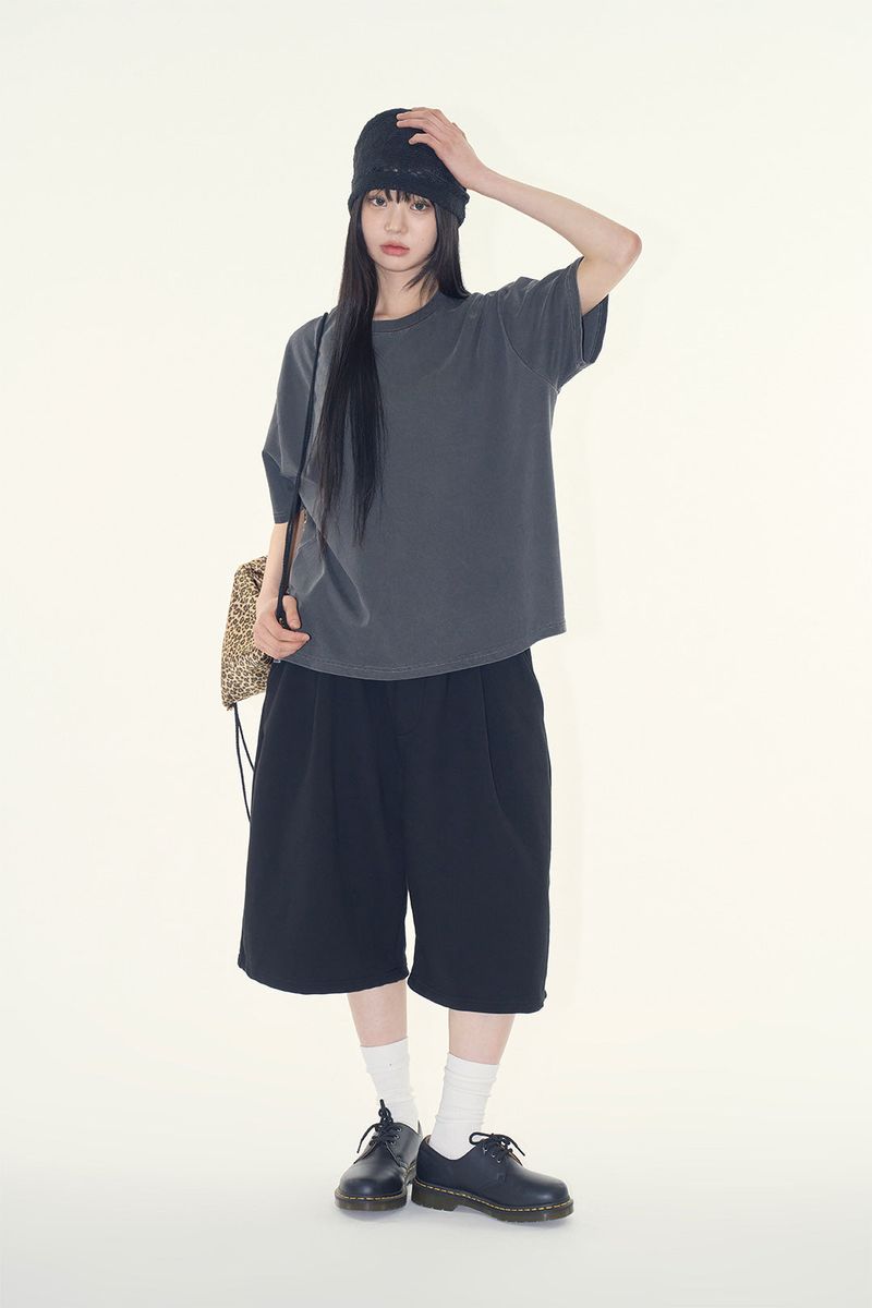 Nover pigment crop T-shirt