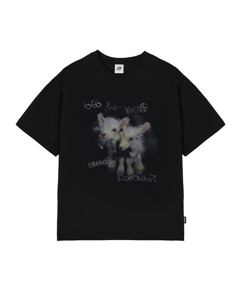 dominant（ドミナント）の「ゴートTシャツ_Black（トップス）」