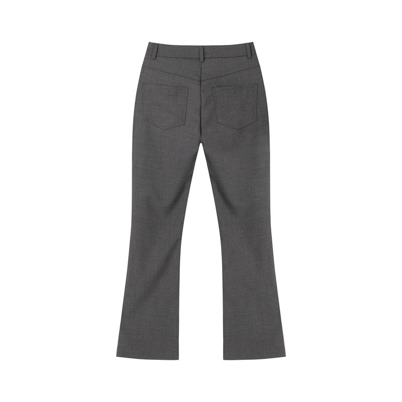 BOOTS-CUT SLACKS (GREY)