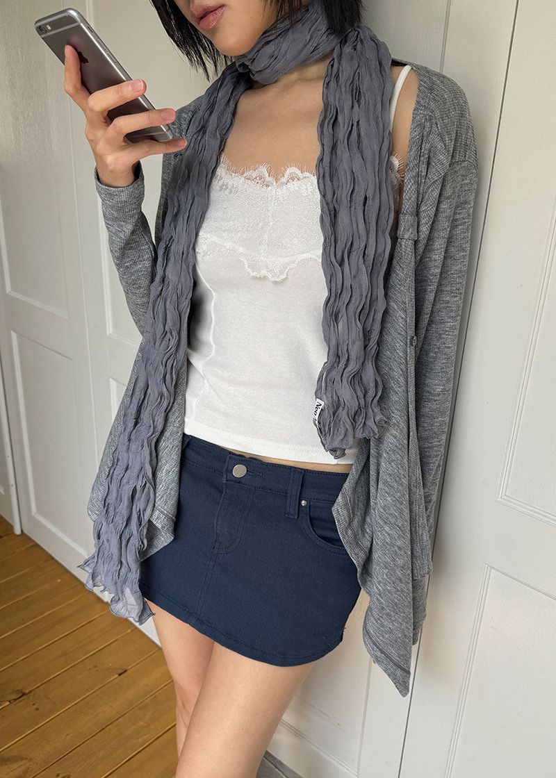 STUD MICRO SKIRT SHORTS