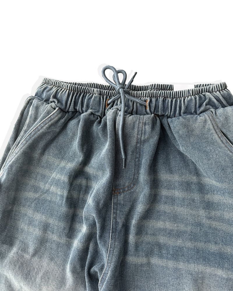 Avan Snap Balloon Fleece Denim