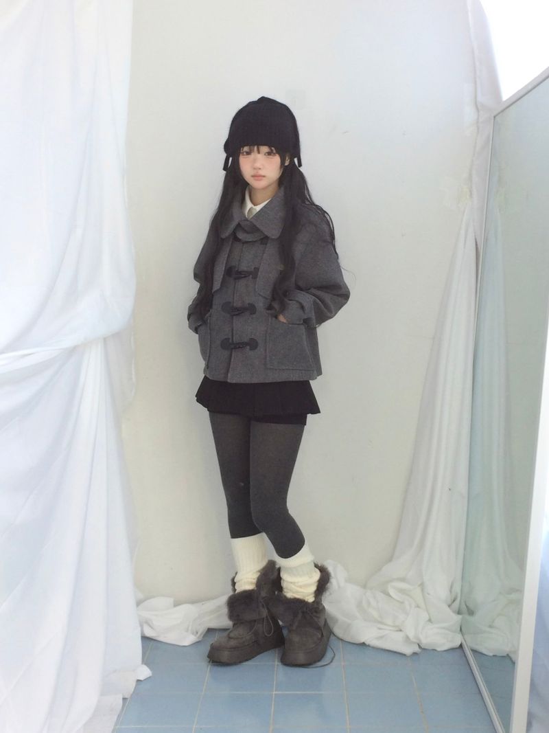 プリーツレイヤースカートパンツ