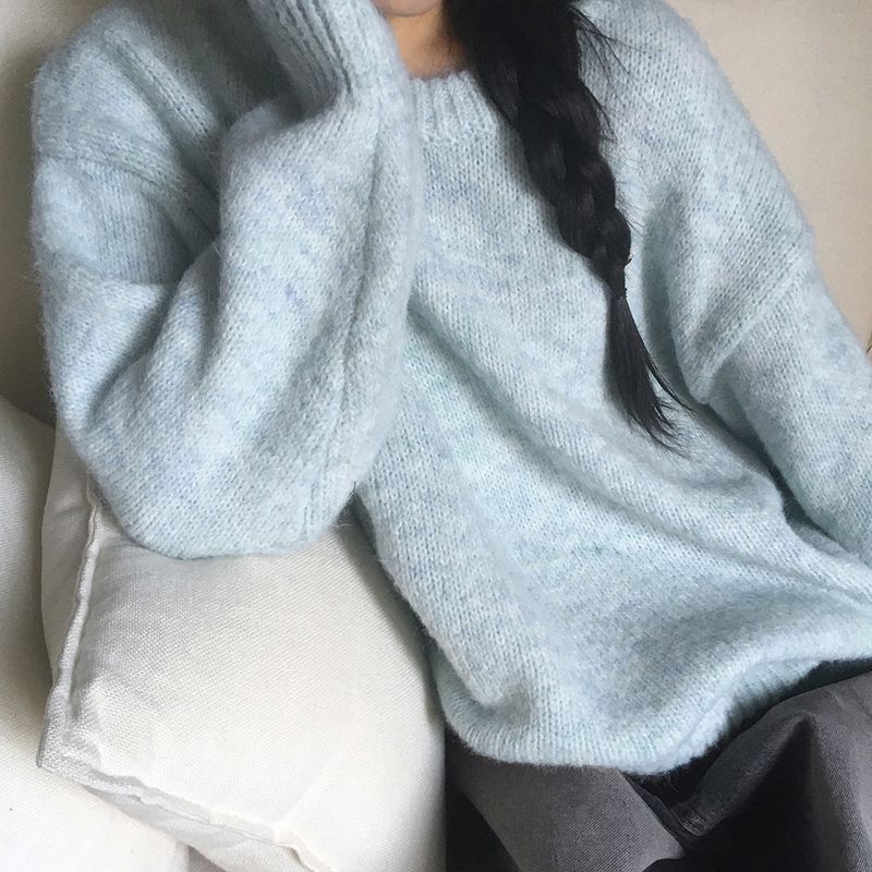 Your Wool Bokashi Pendant Round Knitwear