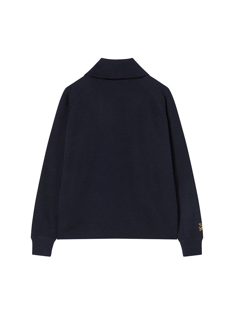 BUTTON UP CARDIGAN NAVY