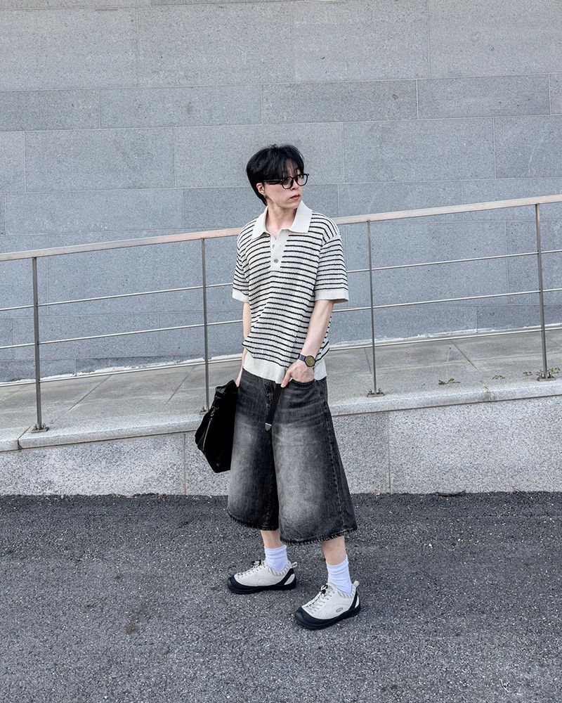 Pale Gracy Bermuda Denim