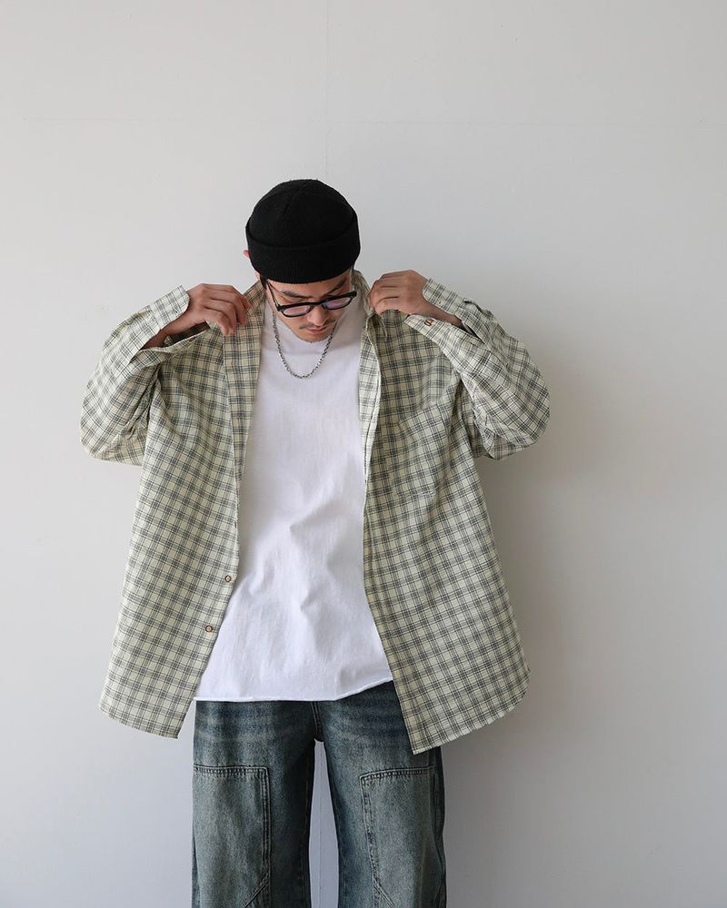 AC EMBOSSED CHECKERED SHIRT