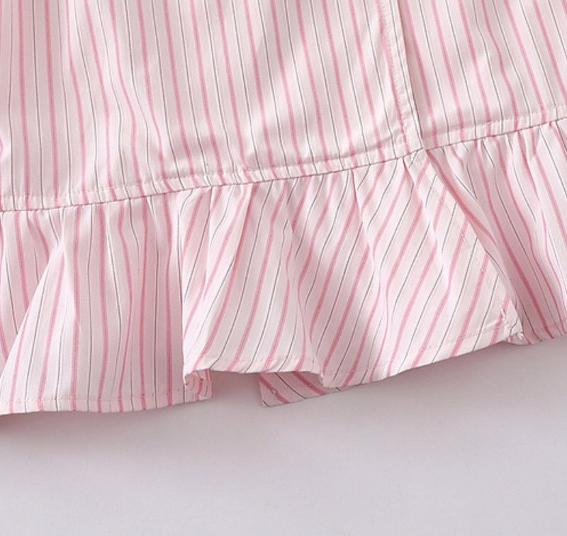 Meria Heart Button Blouse