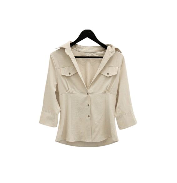 Sareon Open Collar Three QuarterShirt
