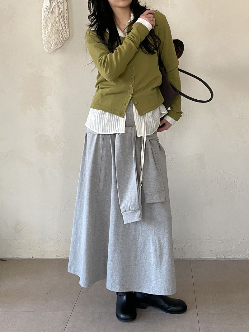 Tie Training Banding Long Skirt
