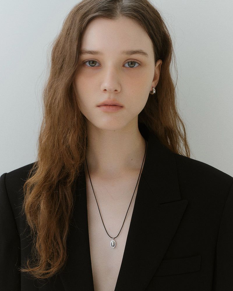 [Silver 925] Oval Necklace