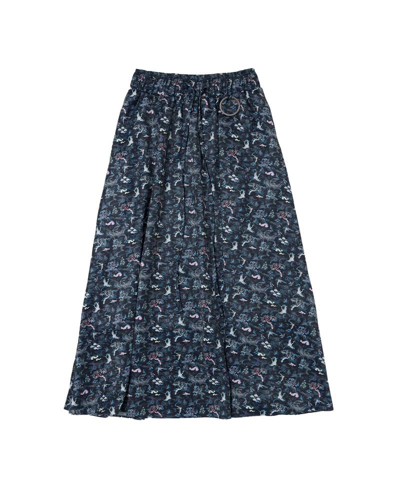 A NOTHING（アナッシング）の「NACRE K-ART LONG-SKIRT (Navy)（Skirts）」