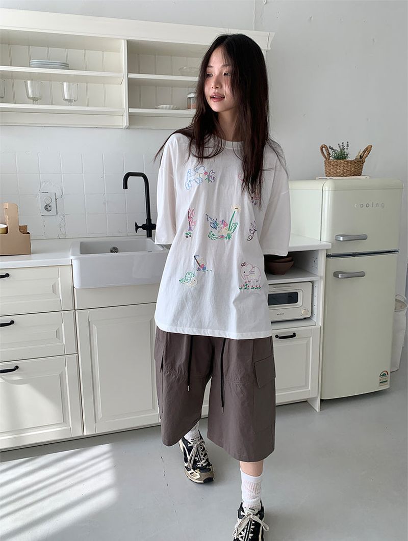 LIGHT CARGO BERMUDA PANTS (3C)