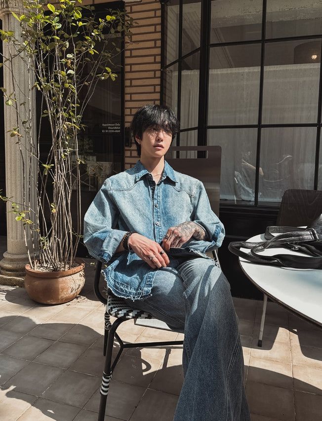Tales Flare Denim Pants