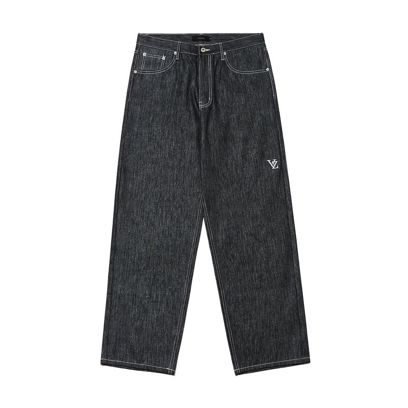 VARZAR(バザール)の「3D Monogram Rain Coating Slub Denim Pants Black(Pants)」