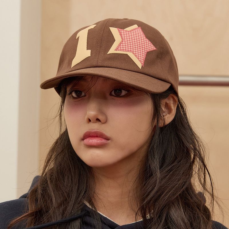 YK Check Applique Ball Cap