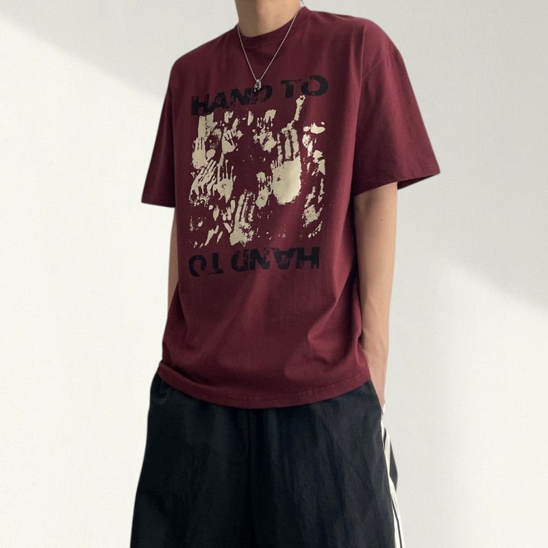 Gram Hand-Printed Vintage Short Sleeve T-shirt 